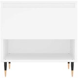 vidaXL klubska mizica bela 50x46x50 cm inženirski les | Shoptok.si
