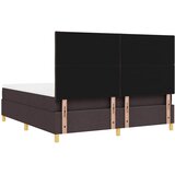  Krevet s opruga kutije Tamno smeđa 180 x 200 cm tkanina | shoptok.hr