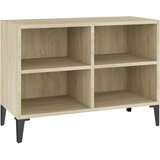 TV ormarić s metalnim nogama boja hrasta sonome 69,5x30x50 cm | shoptok.hr