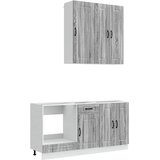  Kuhinjska jedinica KALMAR 5 kom. Siva Sonoma Konstruirano drvo | shoptok.hr