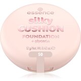 Essence silky CUSHION FOUNDATION tekoči puder v gobici s srednjo prekrivnostjo odtenek 50 12 g Cene