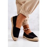 EVENTO Women's Suede Espadrilles Black Joaquin | shoptok.hr