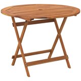  Sklopivi vrtni stol Ø 90 x 75 cm od masivnog bagremovog drva | shoptok.hr