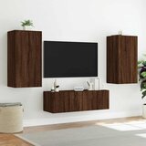  Zidni TV ormarić s LED svjetlima boja hrasta 40,5x35x80 cm | shoptok.hr