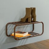 Spinder Design Temno rjava kovinska stenska omarica za čevlje Retro – | Shoptok.si
