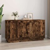 Komoda boja dimljenog hrasta 102x35x55 cm od konstruiranog drva Cijene