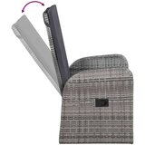  7-dijelni vrtni blagovaonski set s jastucima sivi | shoptok.hr