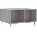 Maison Chic Klubska mizica - kavna mizica - Nizka mizica siva sonoma 60x50x36,5 cm inženirski les, (21752933) Cene