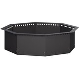  Prsten za vatru Crna 90 x 90 x 25 cm Čelik | shoptok.hr