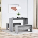  3-dijelni blagovaonski set stola i klupa konstruirano drvo | Eponuda.com