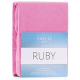 AmeliaHome Plahta s gumom Ruby 160-180x200 cm, roza | shoptok.hr