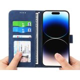 INORCO DIERFENG DF-03 za iPhone 14 Pro Max PU usnjena torbica z vtisnjenimi črtami, odporna proti udarcem, pokrov stojala za telefonsko denarnico, (22033576) | Shoptok.si