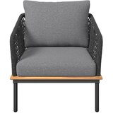 Ambia Garden VRTNI SET aluminij barve akacije antracit, siva, barva tikovine | Shoptok.si
