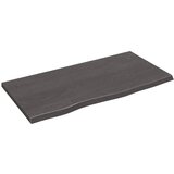 vidaXL Mizna plošča temno siva 80x40x2 cm obdelana trdna hrastovina, (20979396) Cene