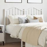 Maison Chic kovinsko posteljno vzglavje - vzglavna omarica - nočna omarica belo 120 cm, (21704397) | Shoptok.si