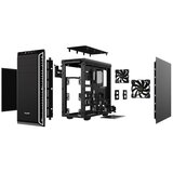 Be Quiet! Pure base 600 (bg022) midiatx črno/srebrno ohišje | Shoptok.si