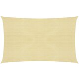 vidaXL Senčno jadro 160 g/m² bež 2x4,5 m HDPE, (20609688) Cene