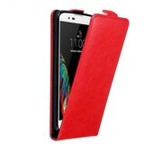 Cadorabo Ohišje, združljivo z LG K10 2016 v rdeče jabolko - Zaščitni ovitek v obliki flipa z magnetnim zapiranjem, (20562089) | Shoptok.si