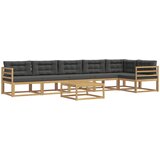  Set vanjskih sofa 7 pcs Bijela i antracit 79 x 79 x 37 cm | shoptok.hr