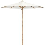  Vrtni suncobran Krem bijela Ø 240 x 260 cm bambus | shoptok.hr