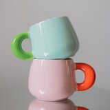ONA Rožnata skodelica iz porcelana new bone china 470 ml Coco – | Shoptok.si