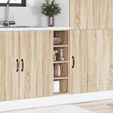 vidaXL Spodnja omarica sonoma hrast 20x44,5x81,5 cm iverna plošča | Shoptok.si