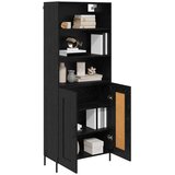 Highboard Crni hrast 69,5 x 34 x 180 cm Konstruirano drvo | shoptok.hr