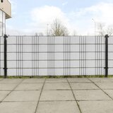 vidaXL Balkonski zasloni 10 kom bijeli 255 x 19 cm od poliratana | shoptok.hr