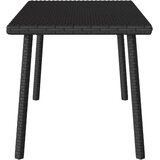  Vrtni stolić za kavu pravokutni crni 80x40x37 cm poliratan | shoptok.hr