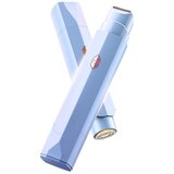INF Polnilni bikini trimer z dvojno glavo, IPX6, USB-C Blue, (5000339640) Slike