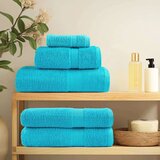 vidaXL Ručnici za ruke 10 kom tirkizni 50x100 cm 600 gsm 100 % pamuk | shoptok.hr