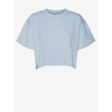 Noisy May Light blue crop top T-shirt Alena - Women | shoptok.hr
