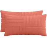  Presvlaka za jastuk 2 pcs ALMELO Crvena narančasta 40 x 70 cm Slike