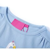  Dječja majica dugih rukava svjetloplava 104 | shoptok.hr