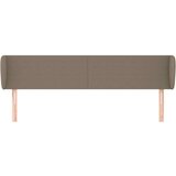  Vzglavje z ušesi taupe 163x23x78/88 cm blago, (20933298) | Shoptok.si