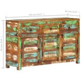 vidaXL komoda 110x30x65 cm trden predelan les | Shoptok.si