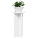  Stalak za biljke 2 pcs Bijela visokog sjaja 29,5 x 29,5 x 60 cm | shoptok.hr
