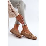 EVENTO Classic Women's Suede Moccasins Dark Beige Glimris | Shoptok.si
