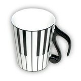  Glazbena šalica s motivom klavira | shoptok.hr