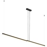  Argon 8838 - LED luster na sajli MIAMI LED/74W/230V 3000K crna | Eponuda.com