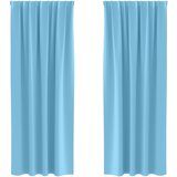 vidaXL Zavese za zatemnitev z obroči 2 pcs Sveta modra 225 x 140 cm, (5000149038) | Shoptok.si