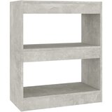 Ormarić za knjige / sobna pregrada boja betona 60x30x72 cm | Eponuda.com
