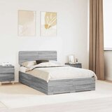  Konstrukcija postelje Siva Sonoma 120 x 200 cm Konstruiran les, (5000102930) | Shoptok.si