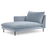 Cosmopolitan Design Svjetloplava baršunasta ležaljka (lijevi kut) Vienna - Cijene