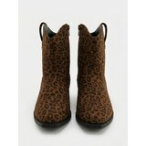 Sinsay Gležnjače s leopardovim uzorkom i patentnim zatvaračem | shoptok.hr