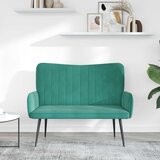 SOFA za dvije osobe Tirkizna 115 x 61 x 87 cm Baršun | shoptok.hr