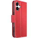 AVIZAR Denarnica etui za iPhone 17 Pro iz premium usnja s funkcijo stojala, Rdeča, (5000190002) | Shoptok.si