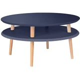 Grafitno sivi UFO stolić za kavu, Ø 70 cm