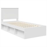  Krevetna konstrukcija Bijelo 90 x 190 cm Čvrsto borovo drvo | shoptok.hr