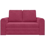  Krevet na razvlačenje Vinska crvena 148 x 71 x 83 cm Baršun | shoptok.hr